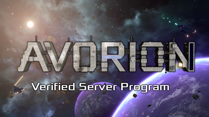 avorion's tweet photo. We have news for you about the new Verified Servers Program! Be sure to check it out! : https://t.co/zDhuNMyH8l
#avorion #avorioncommunity #servers #indiegamestudio #boxelware https://t.co/M75EUe8pyU