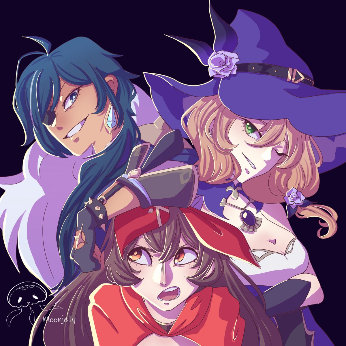 moonjellydraw's tweet photo. i started playing genshin impact, so you can expect more fanart in the future. #GenshinImpact #genshinimpactfanart https://t.co/kY3PnM6keh