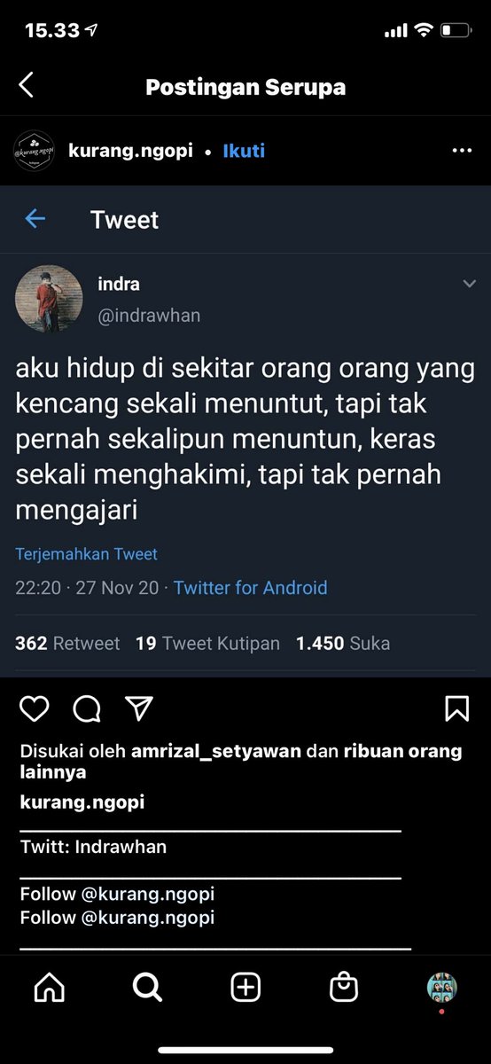 linasanjayaa's tweet photo. Ini kehidupanku https://t.co/JIqYjtPgCo