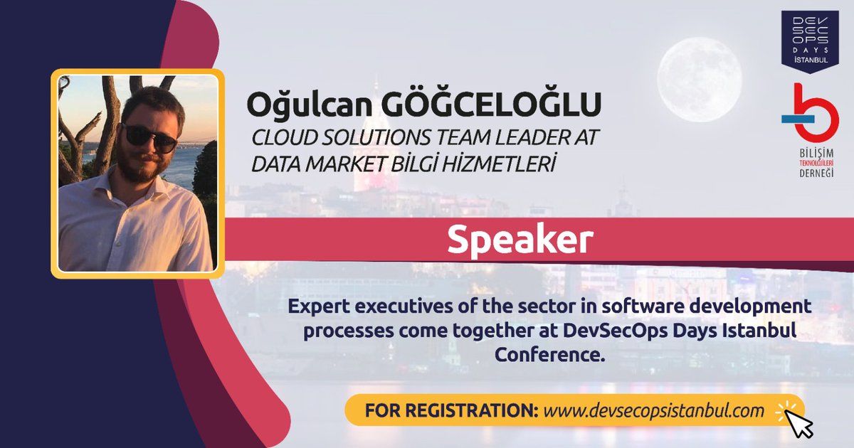 devsecopstr's tweet image. Oğulcan Göğceloğlu will be with us at the DevSecOps Days Istanbul Conference.

December 9th, 2020

For Registration 👉devsecopsistanbul.com/register/

@OGogceloglu 

#devops
#devsecops
#devsecopsdays
#devsecopsdaysistanbul