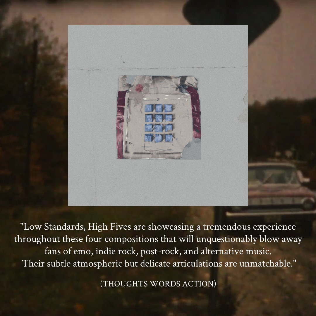 Pre orders are open!
Send us a mail ↓↓↓
lowstandardshighfives@gmail.com