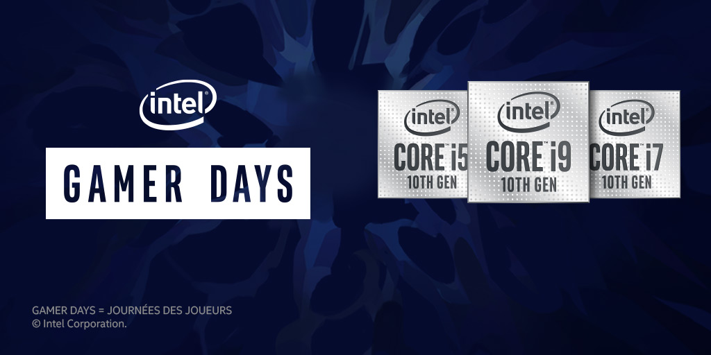 rueducommerce's tweet photo. Intel Gamer Days chez Rue du Commerce ! Une occasion à ne pas louper ! 🥳
👉https://t.co/xgHSUcogzY
#Intel #IntelGamerDay https://t.co/glsWQRb6EP