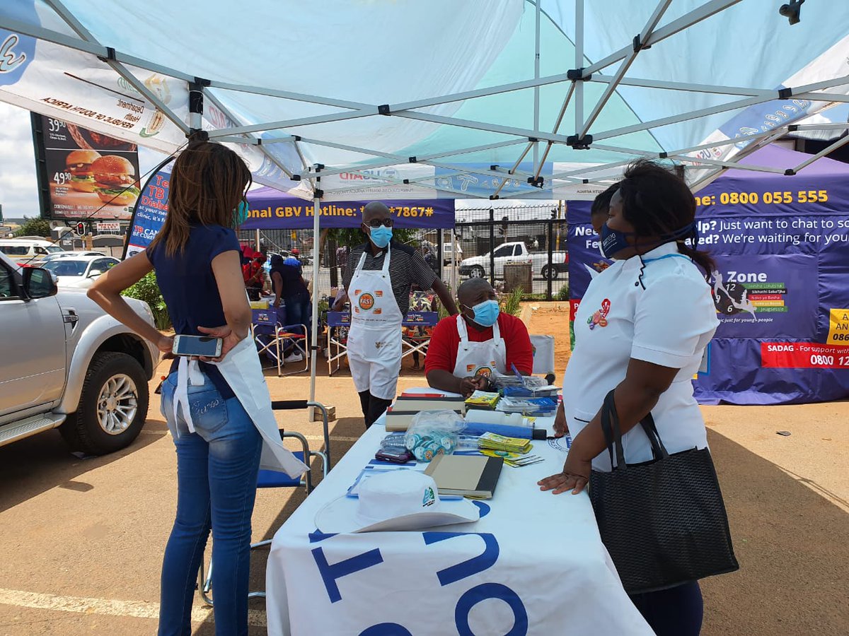 The USAID TB South Africa Project provided TB screening and health education to people from Soweto and surrounding areas as part of #WorldAIDSDay.

Together we can #EndAIDS and #BeatTB!
#ChekaImpilo #USAIDSouthernAfrica #knowyourstatus #WAD20
