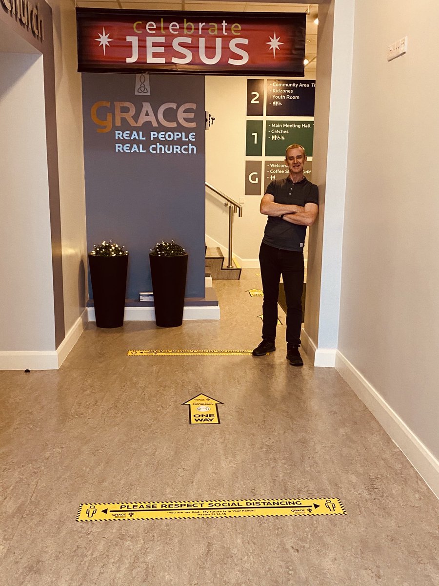 PastorTom_'s tweet photo. Mike & I are getting #GraceChurchCork ready for #Christmas by decorating our building for church reopening this Sunday Hallelujah!! #ReGather #LeChéile https://t.co/3OgmpuyGxc