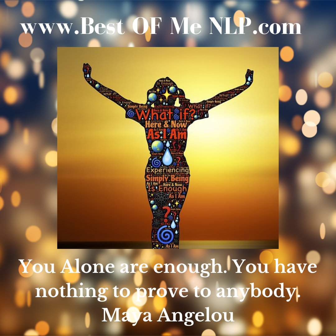 Take solace in life that you are enough, you are everything you need to be. You have always been enough.
#selfesteem #confidence #selfworth #nlppracttioner #lifecoach #hypnotherapist