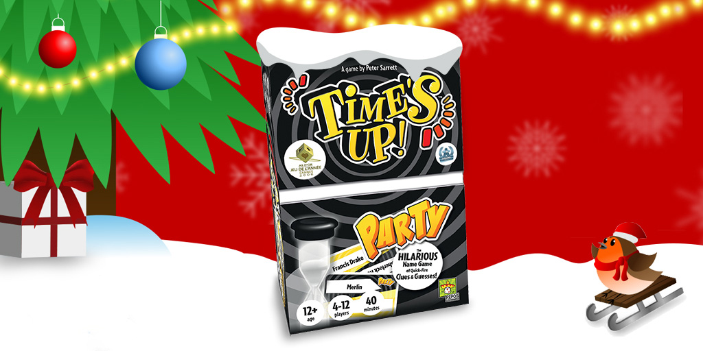 AsmodeeUK's tweet photo. 🎁🎄#BoardGameAdventCalendar 🎄🎁Day 2 is: Time's Up! Simply #RT &amp; #follow us to be in with a chance to #win! This year we’ll pick a winner every day! Open to UK residents only #boardgames #tabletop https://t.co/vsQ0s9otGK