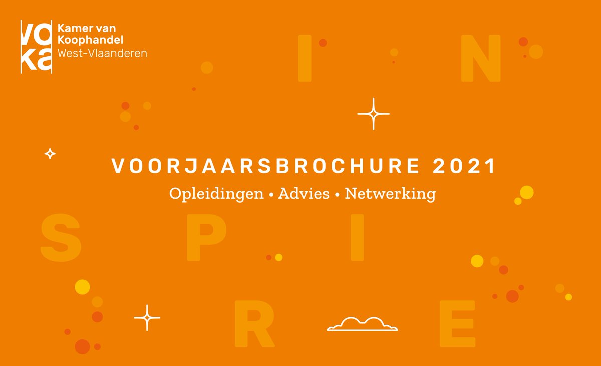 Goed nieuws: de Voka West-Vlaanderen #voorjaarsbrochure 2021 is er! 🙌 Nood aan #advies? Zin om te #netwerken? Of behoefte aan #opleiding? Dan bent u bij ons aan het juiste adres! Bekijk snel ons aanbod via bit.ly/3qkexIb. Tot binnenkort! #daaromVoka #SamenGroeien