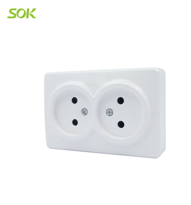 SOK_Export's tweet image. Twin 2 Round Pin Outlet without Shutter(Surface Mounted)
✨M20 is a surface mounted series, which has the CE certification. Four direction for wiring and easy to install for different types of cables from M15 to M25.
Learn More: sokswitch.com/product/twin-2…
#SOKSWITCH  #electricsocket