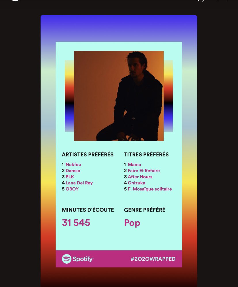 barnacld's tweet photo. j ai pas beaucoup écouté de musique en vrai avec le confinement, mon top est nul désolé @VannarathF https://t.co/5Zcz95NgSi