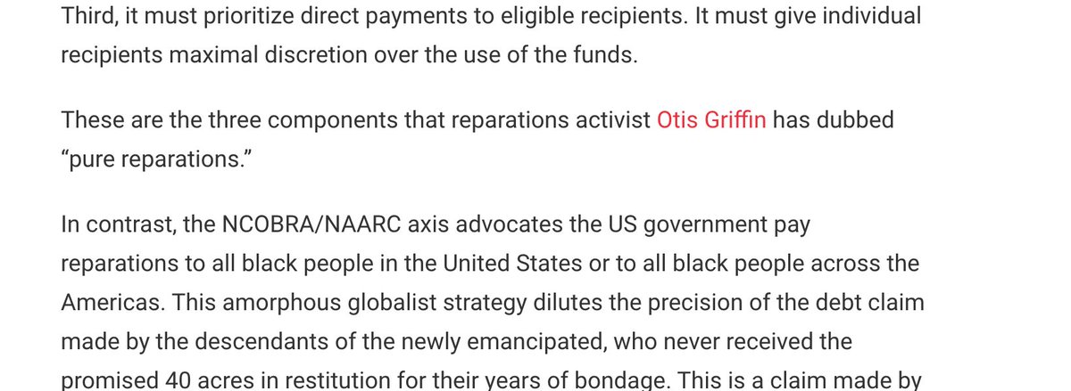 First on a BreakingBrown. Then repeatedly on Twitter I assigned the  #PureReparations To @WhipClybourn. He use that term an interview at the South Carolina Post and carrier