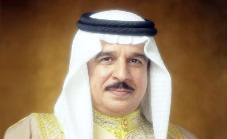 جلالة الملك المفدى يتلقى برقية تهنئة من سمو الشيخ حمد بن محمد آل خليفة