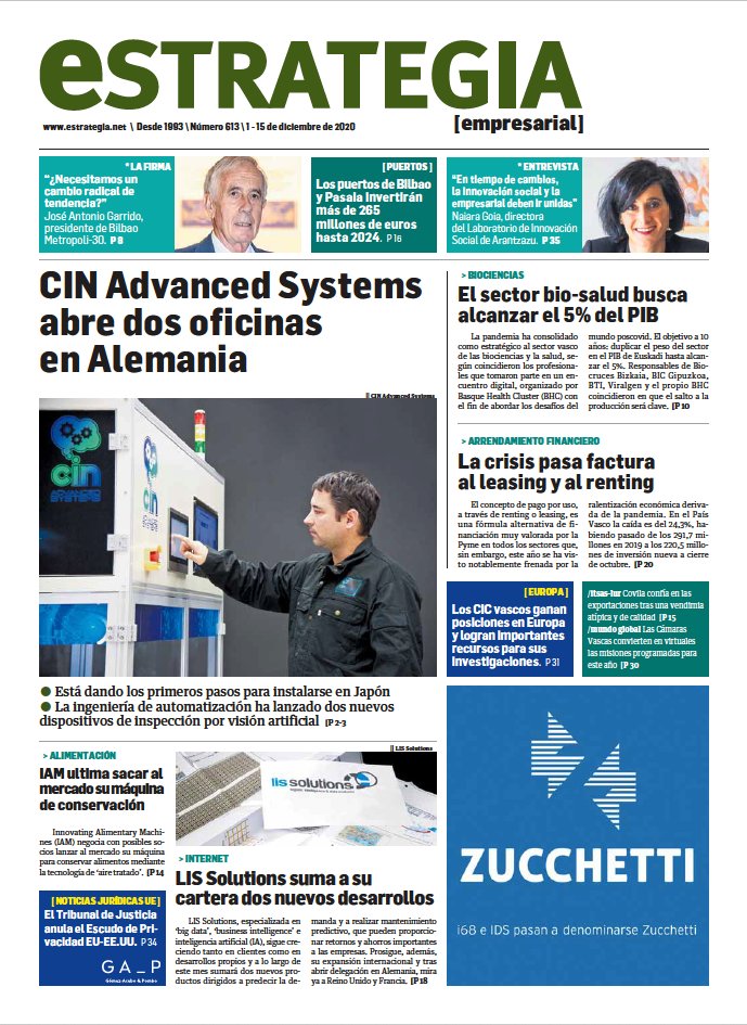BIND_Platform's tweet image. CIN Advanced Systems opened 2 offices in Germany! 🇩🇪
This year they also launched 2 new #ArtificialVision products. We&apos;re proud to see how the #startup has grown since the participated in BIND 4.0, congratulations!
Read more here ⤵️
