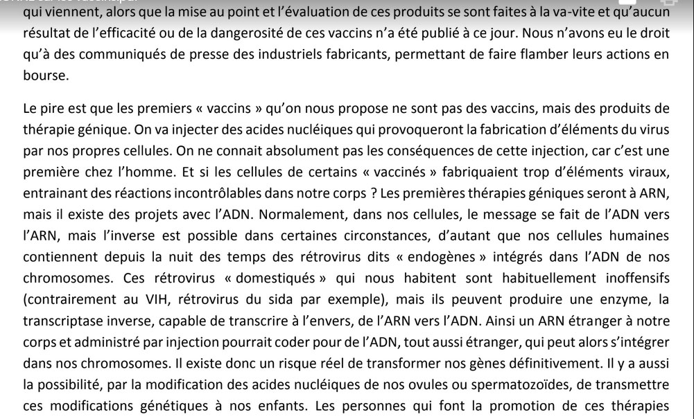 Le Pr PERRONNE nous écrit une lettre à propos des vaccins. Thread en 5 parties. Faites passer SVP. 
