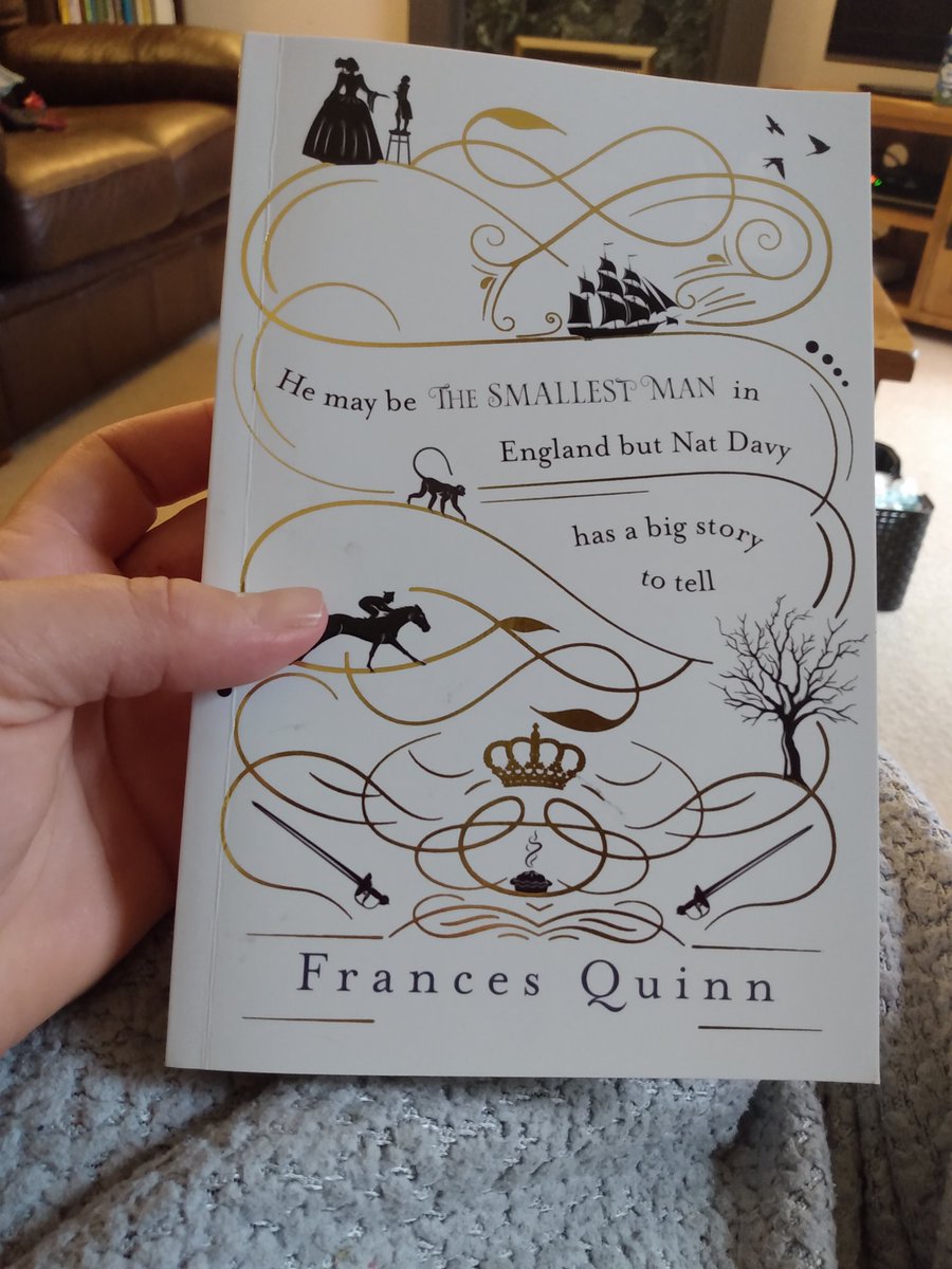 JoannaLouisePar's tweet photo. No kids today so snuggling up and starting this fantastic sounding book today for the #RandomThingsBlogTour.  The Smallest Man by @franquinn.  Thanks for sending @jessbarratt88 @simonschusterUK ! #TheSmallestMan #FrancesQuinn #amreading https://t.co/PvamZS6oeq