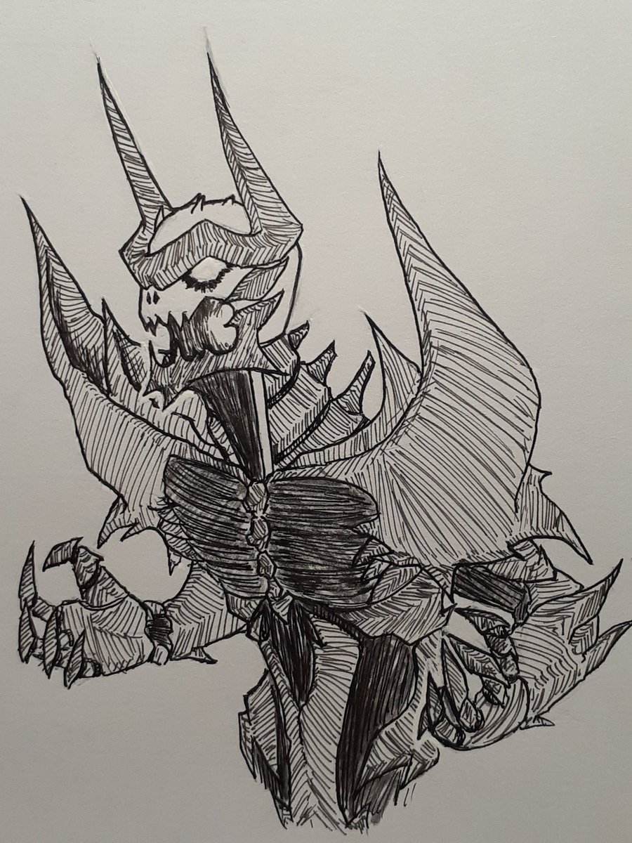 Korrag4's tweet photo. Over the past couple days I've pretty much taken my crack at the #DevilTriggerChallenge back to step zero and done the whole thing over.
I, uh, like this version way more lmao. https://t.co/ih4bjh5K6m