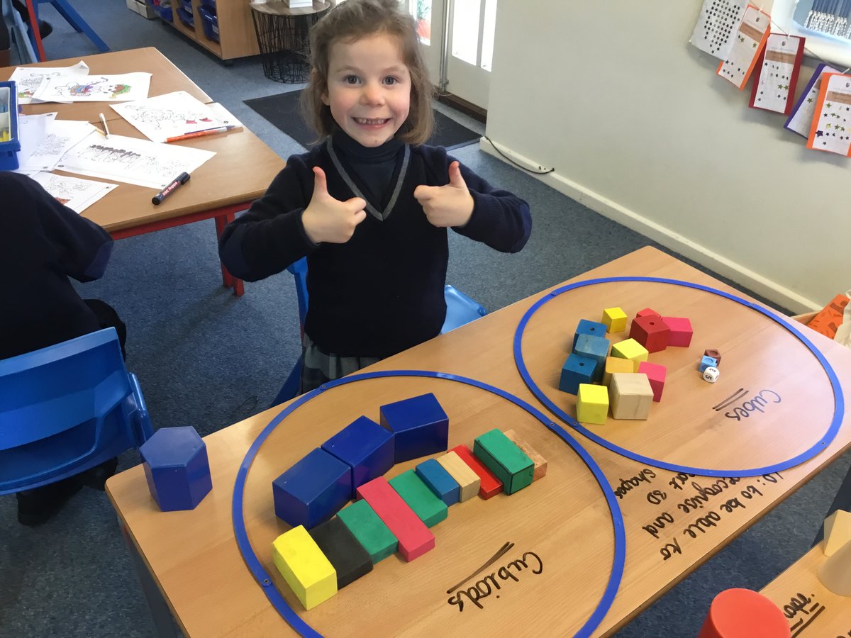 OBHSchool's tweet image. Our Year 1 children have been learning all about shapes! Sorting and identifying the 3D shapes has been so much fun! #oldbuckenhamhallschool #sortingshapes #3dshapes #learningisfun #suffolkprepschool