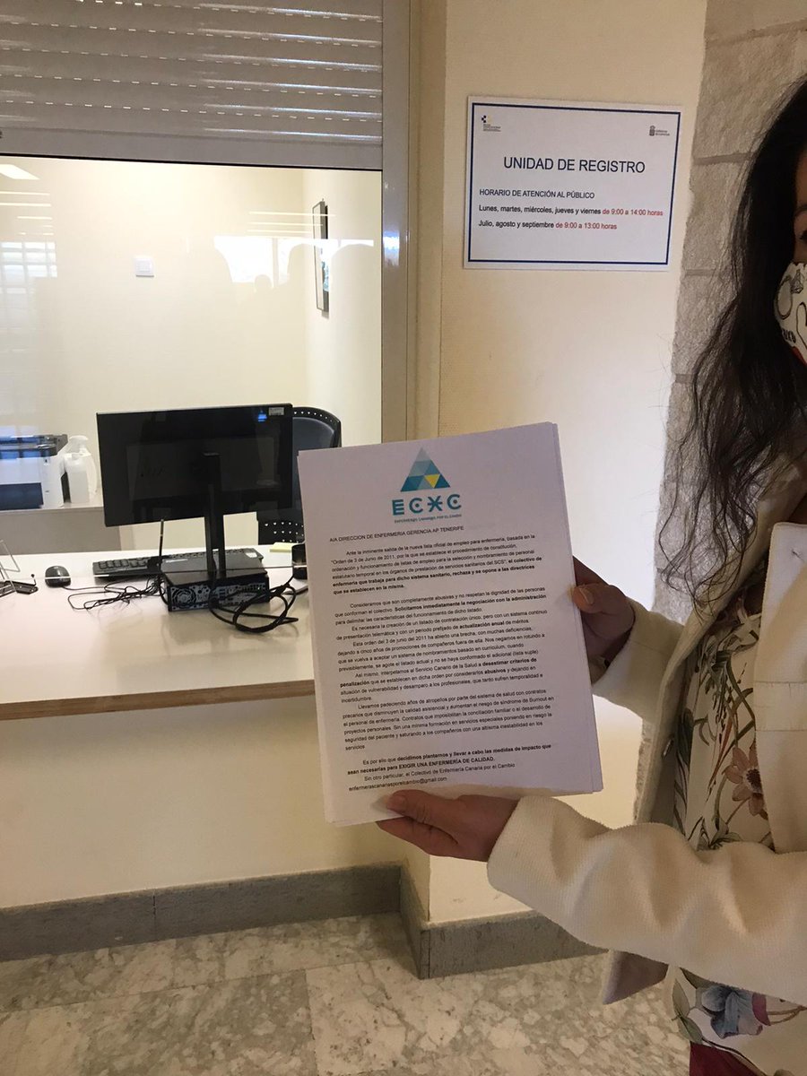 EnfermeriaCanxC's tweet photo. CONFLICTO
Ayer se dió registro a nuestra propuesta para PARALIZAR la injusta y abusiva normativa de contratación 3 de Junio 2011
Necesitamos negociar una nueva y acorde al año 2021
Mientras: QUE NO TE SANCIONEN 10 DIAS POR NO CONTESTAR AL MOVIL por ejemplo HILO 1/2 https://t.co/bI6TiSYiQL