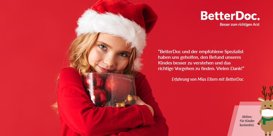 Echte Patienten - Echte Geschichten! Eine der vielen bewegende Patientenmeinungen, die uns täglich antreiben. Weitere Informationen zu unserer Aktion gibt es unter betterdoc.org/kinder