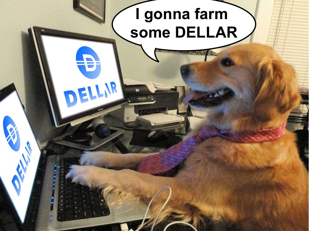 Do you know someone who love stable coin liquidity farming? Tell that guy start following <a href="/DELLAR_Finance/">DELLAR Stablecoin Finance</a> cause he wouldn’t wanna miss the launch date🚀🚀🚀
Also join telegram group t.me/Dellar_Finance
<a href="/cctip_io/">cctip</a> draw 500 doge 60 $DELLAR