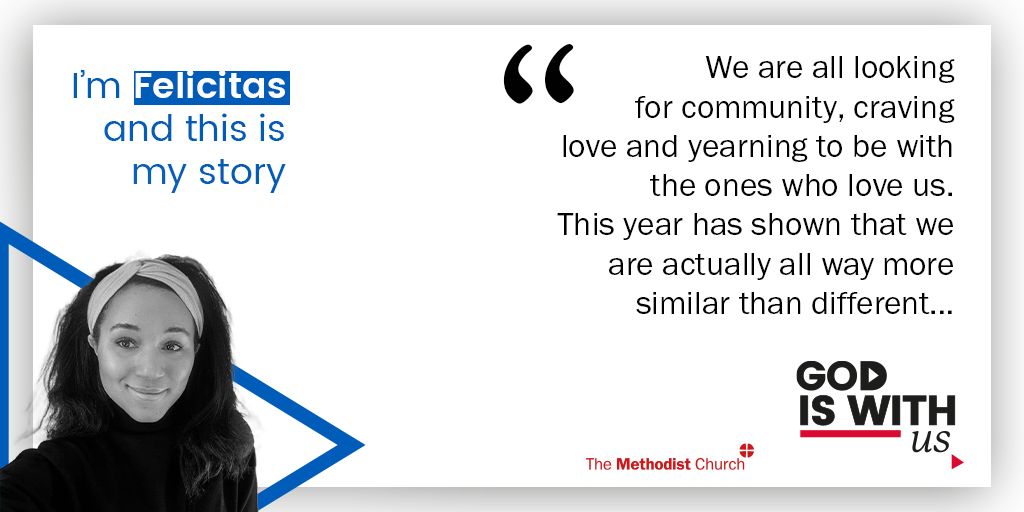 This year we’ve all learnt that community is vital. Read the rest of Felicitas’ story at findingourhope.co.uk #GodIsWithUs