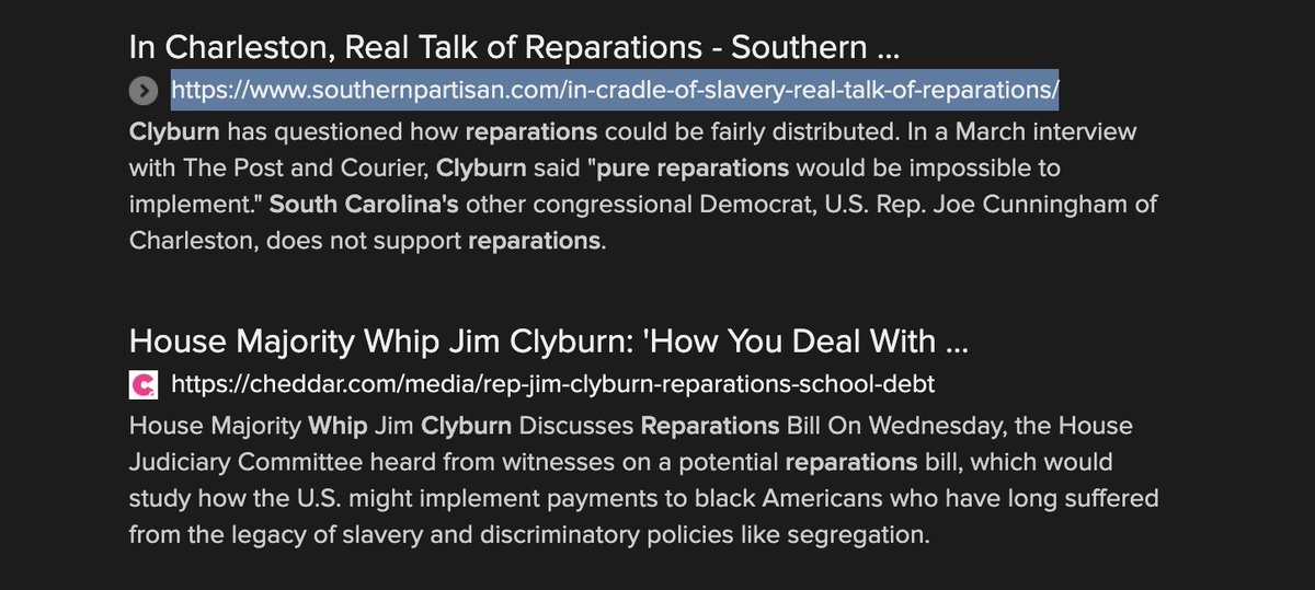the article I referenced on that Breking Brown call -in .  https://www.southernpartisan.com/in-cradle-of-slavery-real-talk-of-reparations/