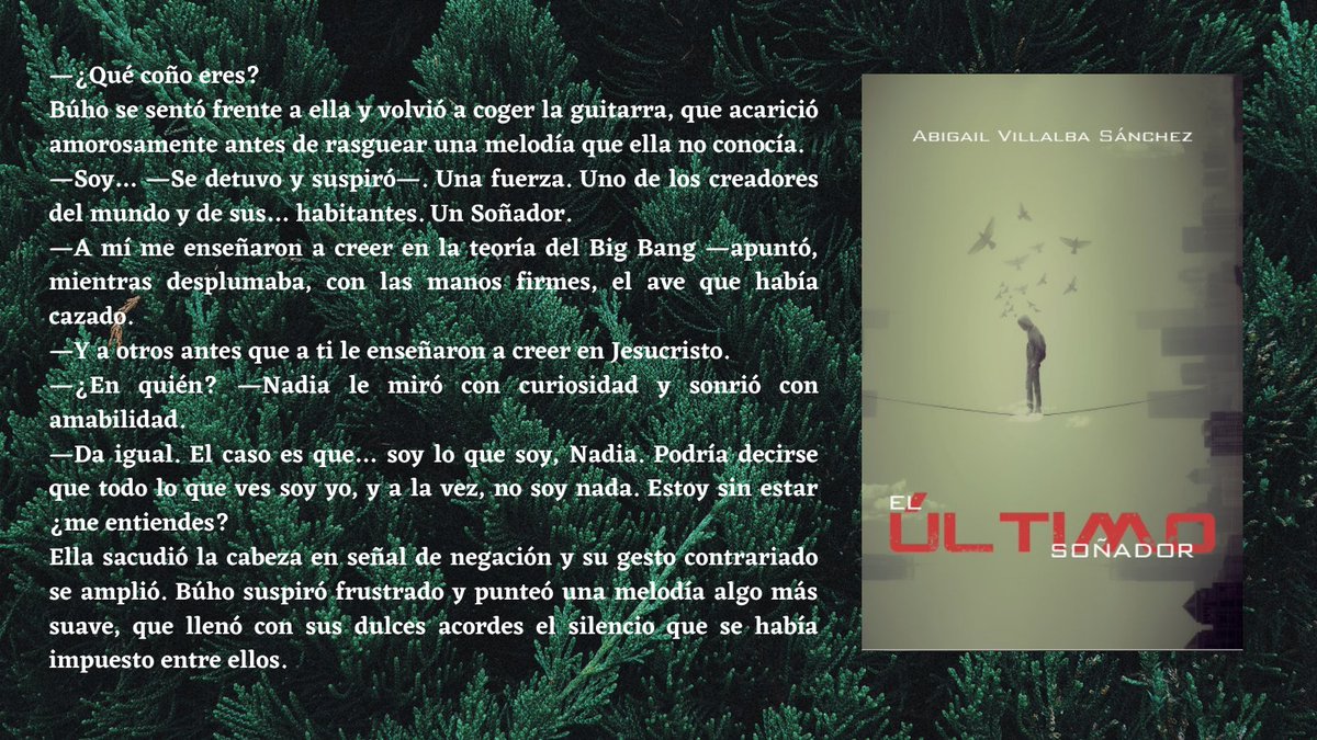 Abi_escritora's tweet image. Un mundo al borde la extinción.
Una raza de dioses casi olvidados.
Y un libro que puede poner fin a una guerra... 

¿Conoces ya al último soñador? 

➡️amazon.es/dp/B07DZKMRT8

#queleer #literatura #fantasía #postapocalyptic #kindleunlimited #amazon #leer