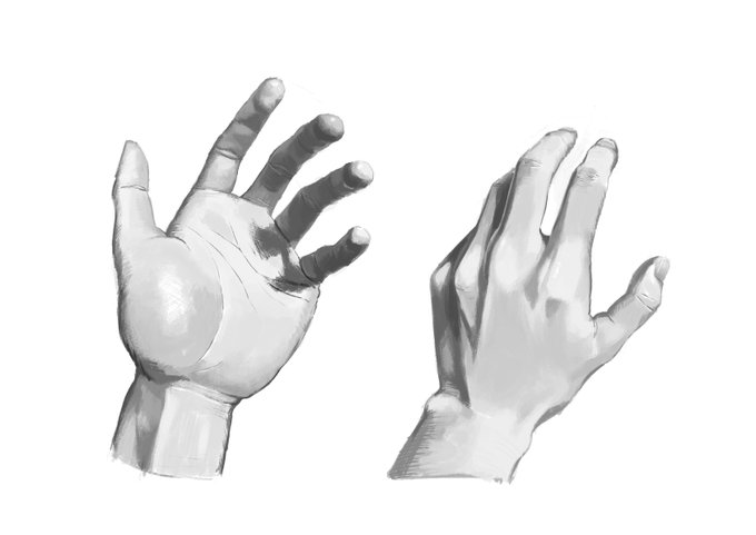 無心でおてて描いてたら一日終わった。 