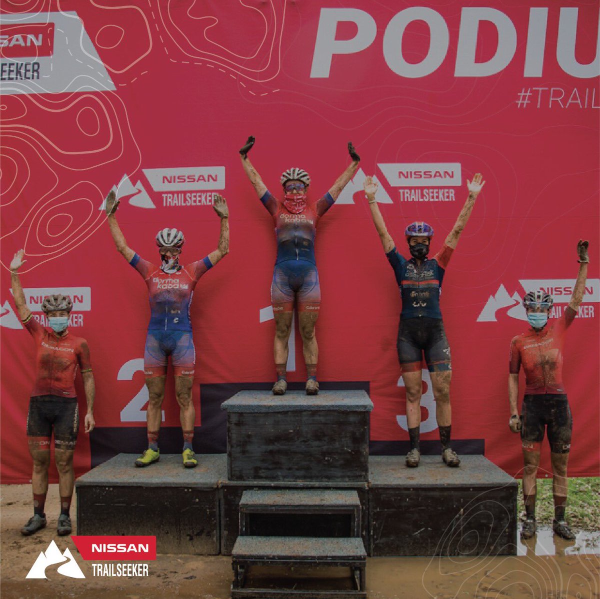 trailseekermtb's tweet photo. Congratulations to all our podium winners at Nissan Trailseeker MTB #6 Legends MX.
Hope to see you next year!
#LegendsMX #NissanTrailseekerMTBSeries #TrailseekerSeries #AllOutTrail #NissanTrailseeker #Beat2020 https://t.co/9J7i5c2qKh
