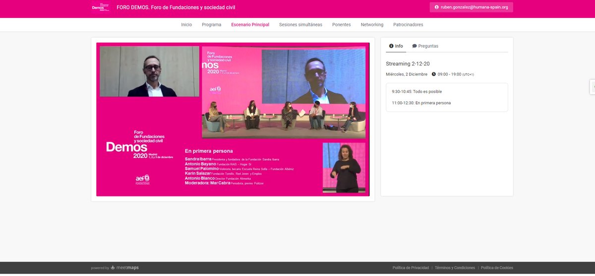 rubengonzalezal's tweet image. Las Fundaciones son motor esencial de sociedades y comunidades. Generan y movilizan recursos en favor del desarrollo y el progreso. Siguiendo la segunda jornada de #Demos2020 @foro_demos @AEF_fundaciones