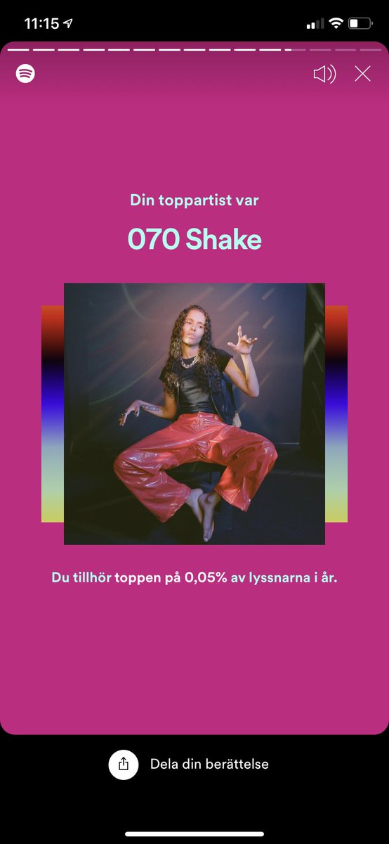elsanymaark's tweet photo. THANK YOU @070shake 🥺 for spending 2677 minutes w/ me on spotify. So inspired by u. 
#2020Wrapped https://t.co/3gBBHqbc35
