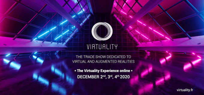 modtechlabsinc's tweet image. Today through 12/4, The #VirtualityExperience is online w/ @VirtualityParis 2020 - virtuality.io

#VR #virtualreality #AR #augmentedreality #XR #extendedreality #MR #mixedreality #Virtuality2020