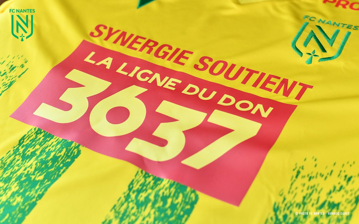 Un maillot spécial pour soutenir le #Telethon2020 
#FCNantes #Ligue1 #FCNRCSA 
fcnantes.com/articles/artic…