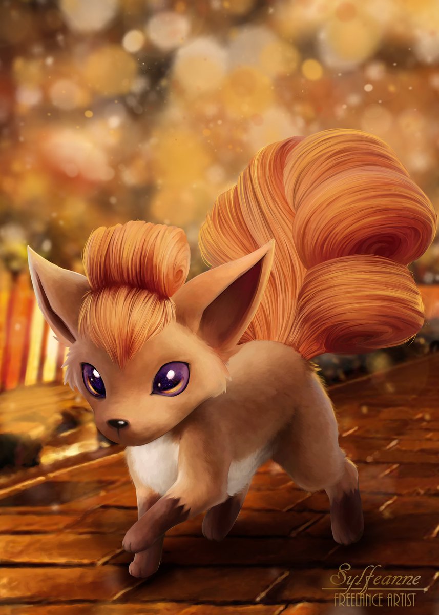 Vulpix finished! 🥰

I'm a bit disappointed with the colors because my wacom graphics tablet is new and I'm not used to it 😓
I wanted to do an artwork with warm colors, a warm atmosphere, to remind the end of the year celebrations ❤

#vulpix #pokemon #art