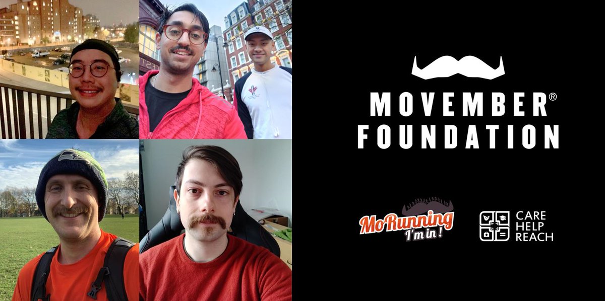 CambridgeHCR's tweet photo. #TeamCHR had a great time celebrating #Movember this past month, raising awareness and funds for men’s health! Plenty of impressive #staches were grown and many of our #consultants also participated in a virtual #MoRunning event @MovemberUK #Health #Care #LifeAtCHR #Team #CHR https://t.co/mL2dismZhi