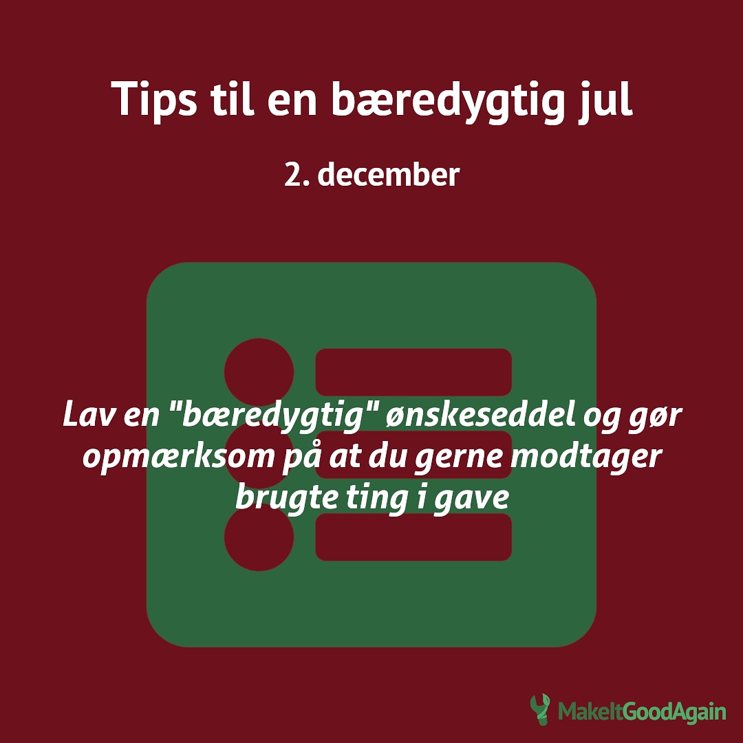 makeitgoodagai1's tweet photo. 49 % af danskerne vil ikke have noget imod at få brugte ting i gave, men kun 33 % kunne finde på at give en brugt ting I gave.

Husk at sig højt at du ikke har noget imod genbrugsgaver ♻️🎁

#jul2020 #dkgreen #genbrug #juletips #julekalender #bæredygtighed #grønjul https://t.co/2MFnzoBBVj