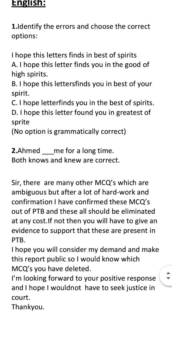 5ameer_Mughal's tweet photo. There is just a glimpse of ERRORS in NATIONAL MDCAT, if you can't follow the syllabus of the whole NATIONAL ASPIRANTS then delete these questions or whatever you want!
We are only hoping for a centralized justice policy and nevertheless our any personal concern!

#MDCAT2020Errors https://t.co/50trae7DGW