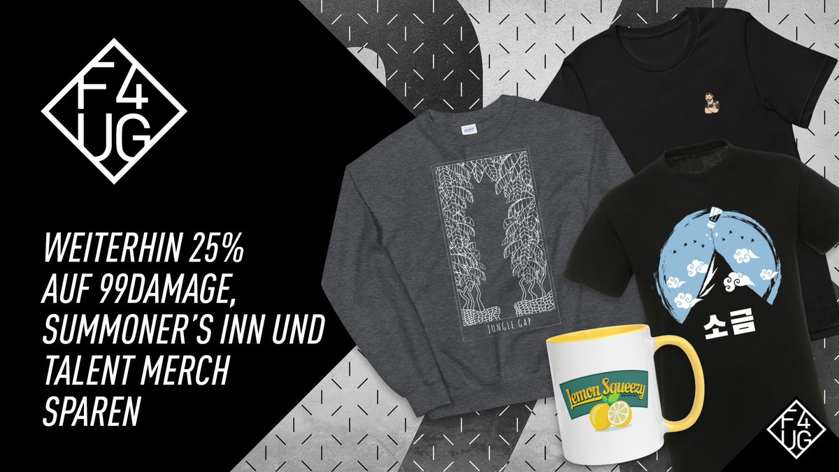 Im Store sind nach wie vor viele Artikel reduziert, auch wenn die ganz großen Rabatte sind schon weg sind.
➡️f4ugstore.de/collections/cy…