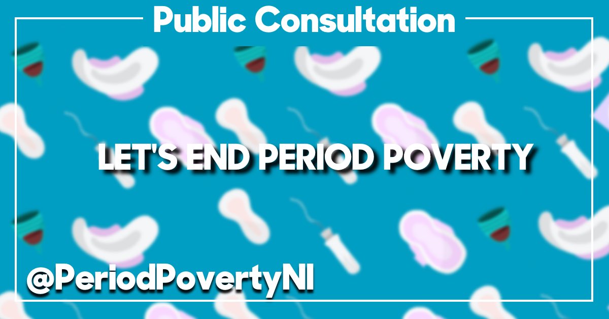 Period Poverty NI (@periodpovertyni) on Twitter photo Following the incredible work of the <a href="/Period_Poverty/">FreePeriodProducts</a> campaign, we now have a public consultation on plans to make period products free in Northern Ireland!
♻️ Please share and encourage friends/family to fill in the short survey smartsurvey.co.uk/s/42VQVX/ Following the incredible work of the <a href="/Period_Poverty/">FreePeriodProducts</a> campaign, we now have a public consultation on plans to make period products free in Northern Ireland!
♻️ Please share and encourage friends/family to fill in the short survey smartsurvey.co.uk/s/42VQVX/