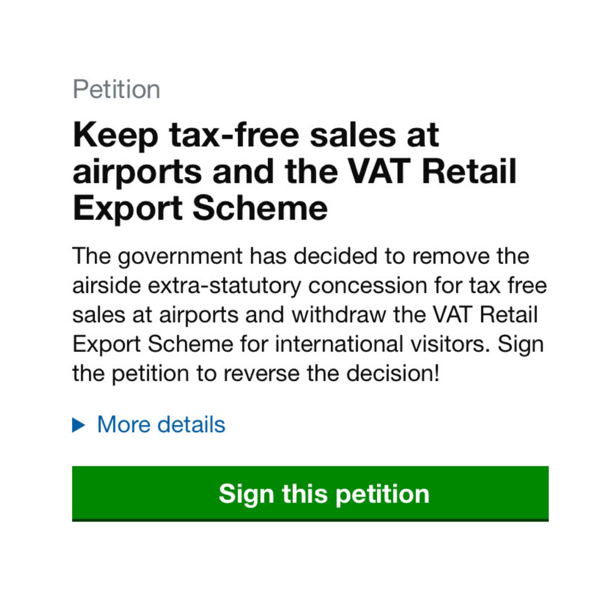 .<a href="/UKNAJ/">The NAJ</a> has joined the Association of International Retail and other trade bodies to campaign against the plans. The appeal argues this could not only cause thousands of job losses across the UK but mean prolonged despair for businesses such as airports.