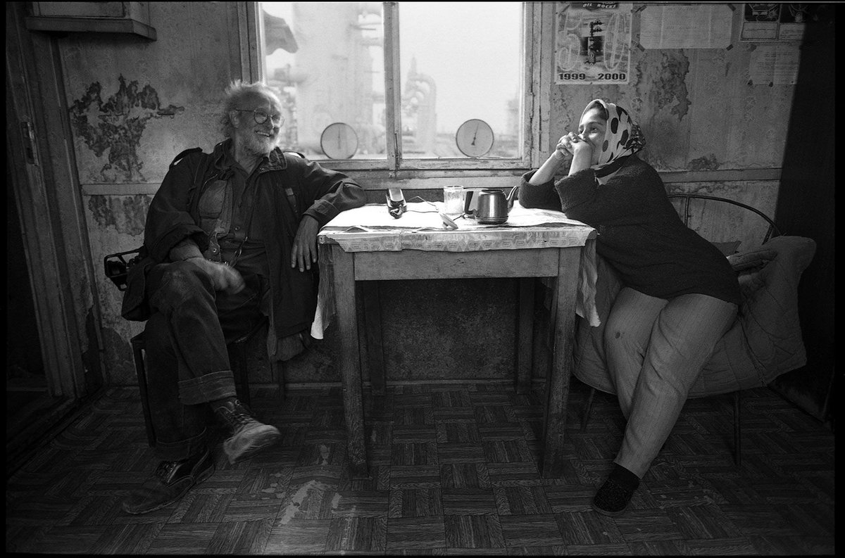 Məşhur fotoqraf Josef Koudelka Bakıda.Fotoqraf: Sənan Ələsgərov