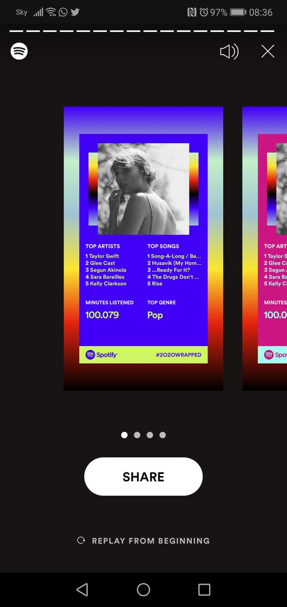 Can you tell who I have playing when I'm on deliveries? 😂 #SpotifyWrapped