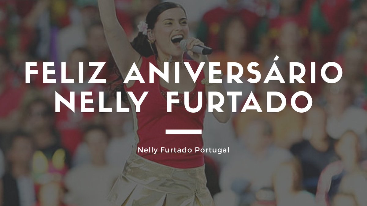 NellyFurtadoPt's tweet photo. Feliz Aniversário, @NellyFurtado!! 🎉🥳
#HappyBdayNellyFurtado
#HappyBirthdayNellyFurtado https://t.co/m9Ee537z6S
