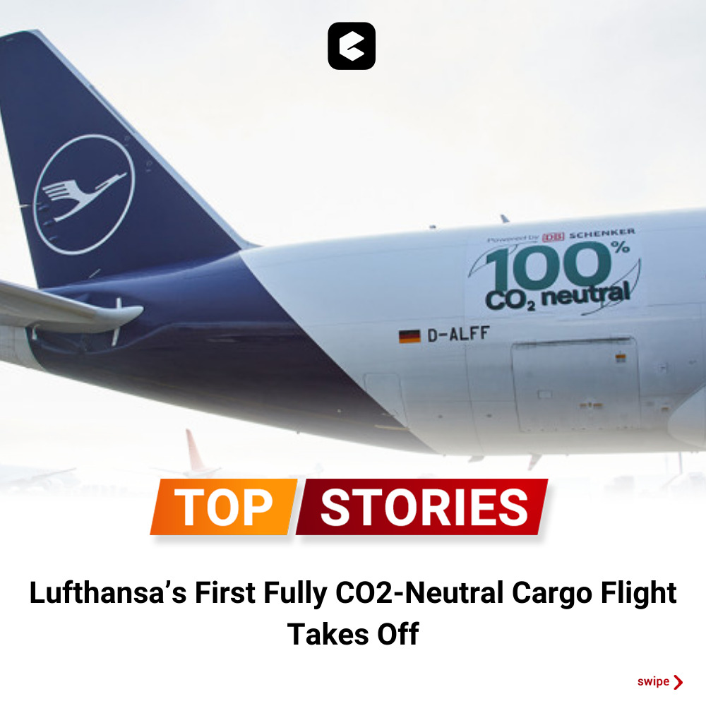 edapthere's tweet photo. Lufthansa's First Fully Co2-Neutral Cargo Flight Takes Off
Follow us for regular updates
Install our app: https://t.co/A3FYMD2xzU
Visit:https://t.co/lRfsUGuTym
#Lufthansaairways #Airplanes #Emirates #edapt #edaptlearningapp #edaptschool https://t.co/Wvs26f0M7J