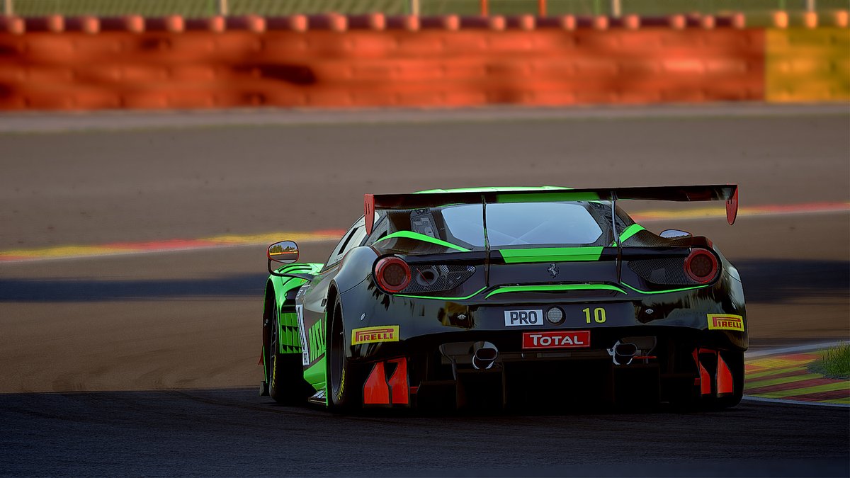 arksimulators's tweet photo. Currently, #AssettoCorsaCompetitizione is probably one of the most beautiful looking #sim titles out there - don't forget, if you want to get involved, we're giving away a key with every purchase!

Shoutout to Reddit user KamyKaze1098r for the pic.

#simracing #motorsport #gaming https://t.co/JfJLNyVdwO