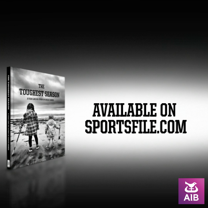 AIB_GAA's tweet photo. The tougher it got, the stronger we became. Capturing all that makes the Gaelic Games community so special, we're proud to share #TheToughest Season Book. 📖 

All proceeds from the sale of the book will be matched by AIB and donated to our 5 partner charities. 🙌