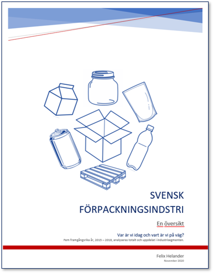 PackTrend's tweet image. Nu är den ute. Rapporten om den "Svenska Förpackningsindustrin". Den är nu uppdaterad och utvecklad och mer info finns på bit.ly/3mqAbYZ. Här kan den också beställas.