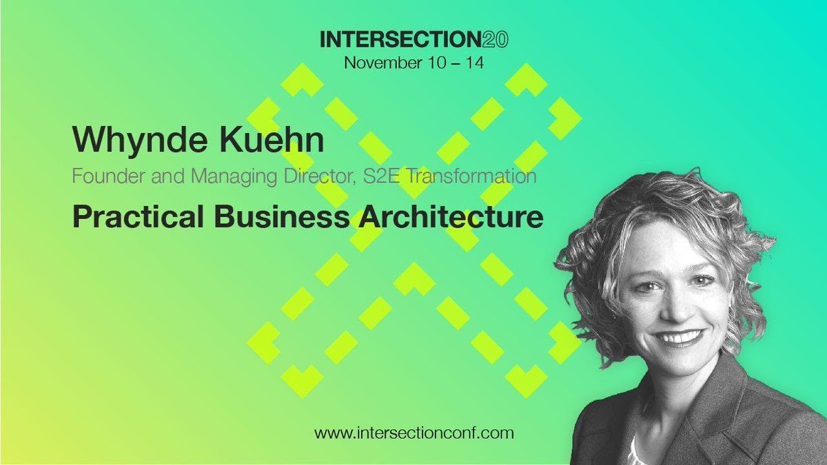 IncS2e's tweet photo. Check out the talk by #S2E Founder Whynde Kuehn on #Practical #BusinessArchitecture from #Intersection20 which also explores how #BusArch &amp; #Design work together: https://t.co/SSVjmA7H49 #EnterpriseDesign #BizArchMastery #BizArch  The conference was brilliant and you can enjoy! https://t.co/tbU62WqWCa