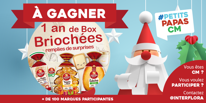 LaFourneeDoree's tweet photo. Nous ajoutons un an de Box Briochées à la Hotte Petits Papas CM 🎅
🔁 RT pour avoir une chance de gagner notre lot
🎅Tweetez "#PetitsPapasCM si je gagne la hotte je ______" pour tenter de gagner les 100 lots de la hotte

Découvrez toute la hotte 
>https://t.co/e1WJfE4PSr https://t.co/YEHIvhmfk8