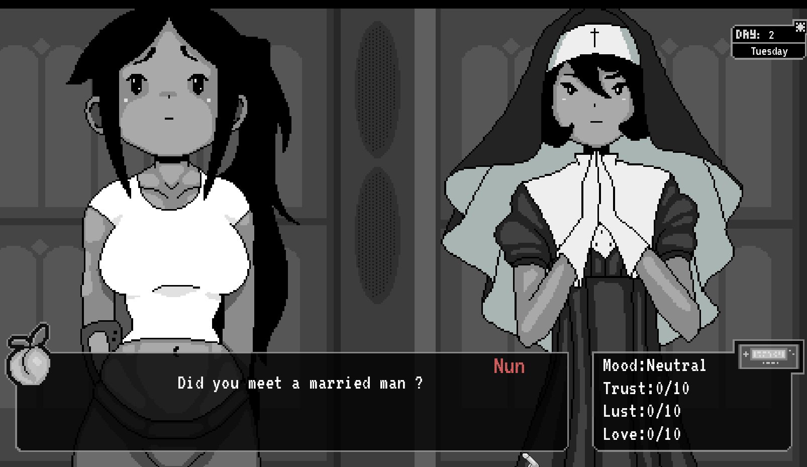 Juicy Eliot Games on X: ✝️Want to corrupt Gloria ?✝️ Let's meet the Nun  in Juicy Futa - Visual Novel V0.4 ! 💦 Available for patrons, starting at  1$ tier ➡️t.co9tYYAcVBDO On