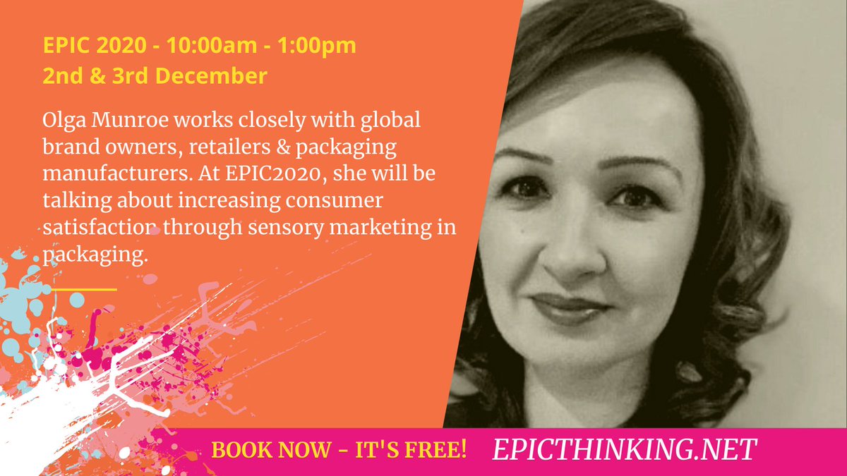 Great first session from <a href="/TheRetailInst/">The Retail Institute</a> at epicthinking.net - "engaging consumers through sensory experience is vital to marketers". If you missed the session, it will be available to watch on our channels post event. Watch this space for the link!